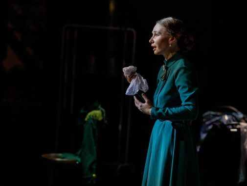 Yulia Petrachuk performed Volkonskaya role in opera Russian Women as a part of the Muffled Voices Festival of contemporary opera by women-composers